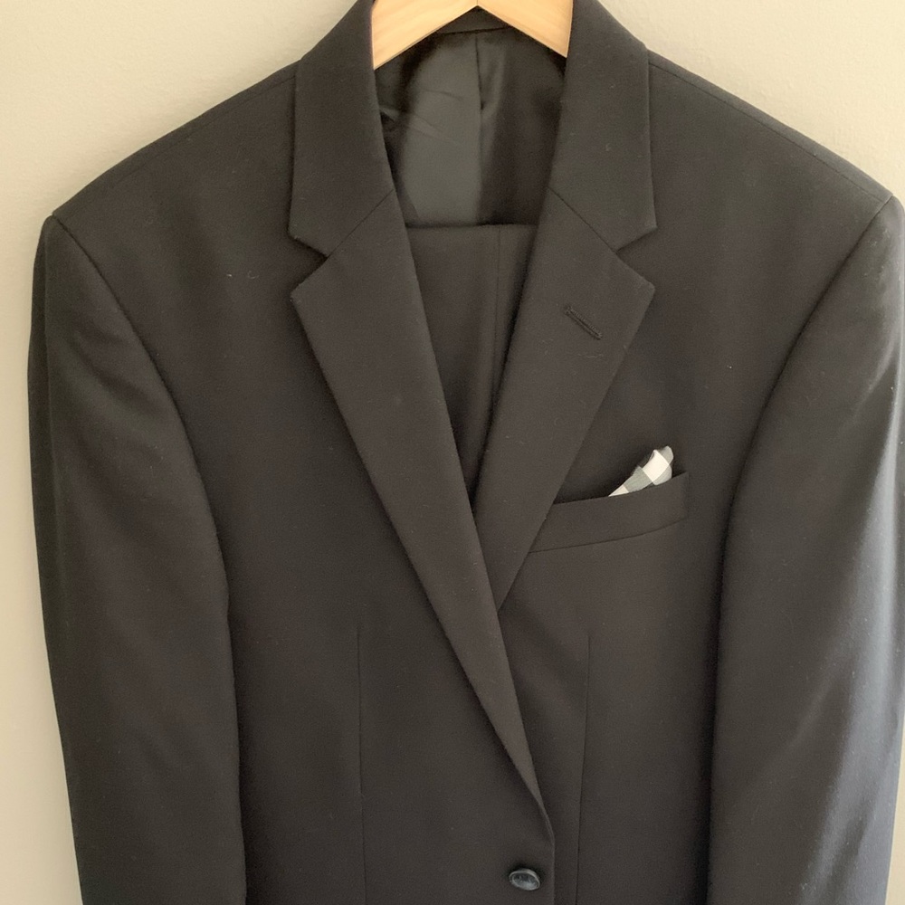 black suit